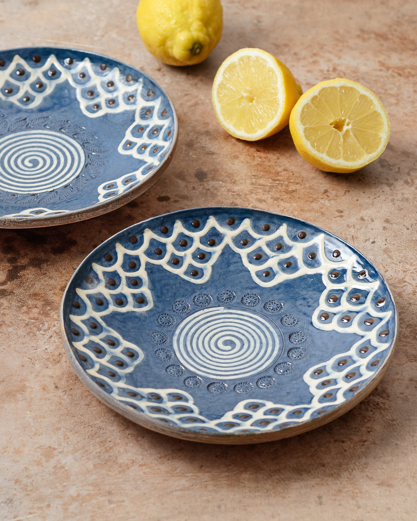 Assiettes DENIM ~ 2 pièces
