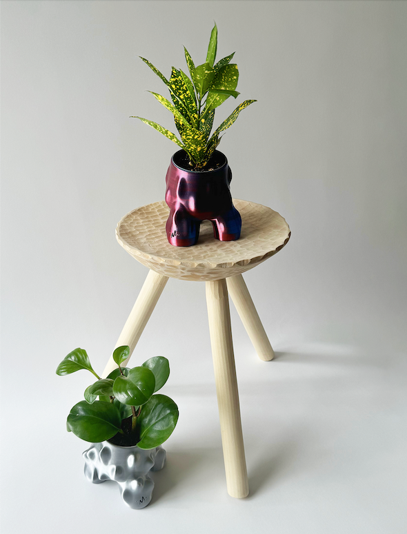 Tabouret texturé ACASA