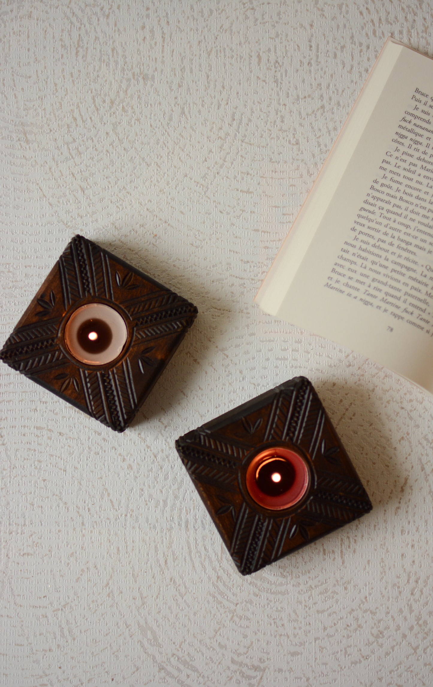 Bougeoir bois LEMNIA No.1