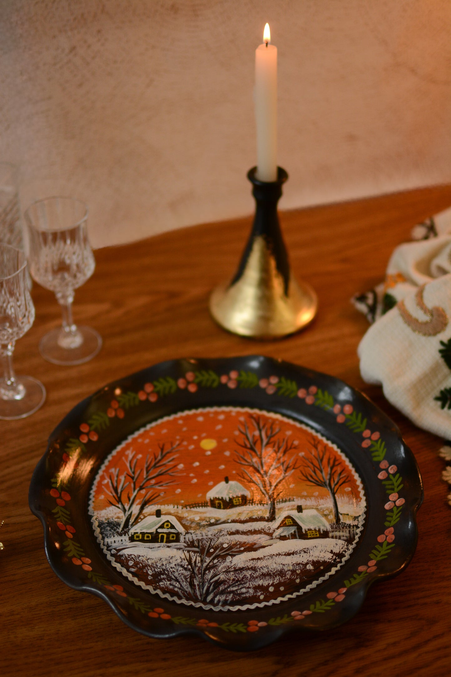 Grand plat SOLEIL D'HIVER