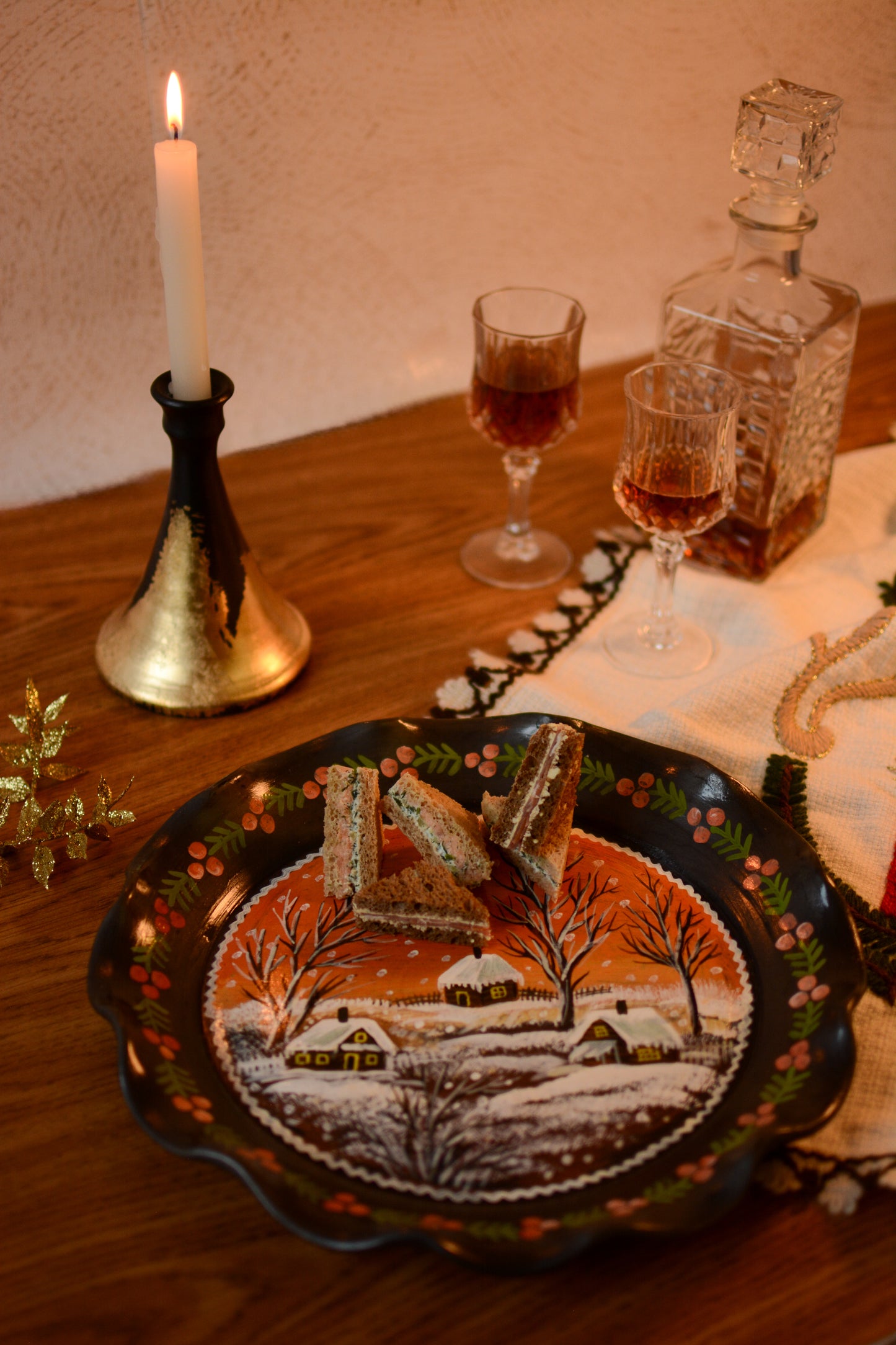 Grand plat SOLEIL D'HIVER