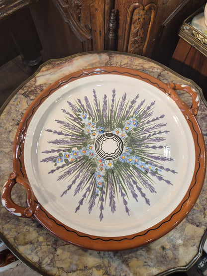 Très grand plat LAVANDA
