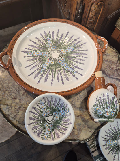 Très grand plat LAVANDA