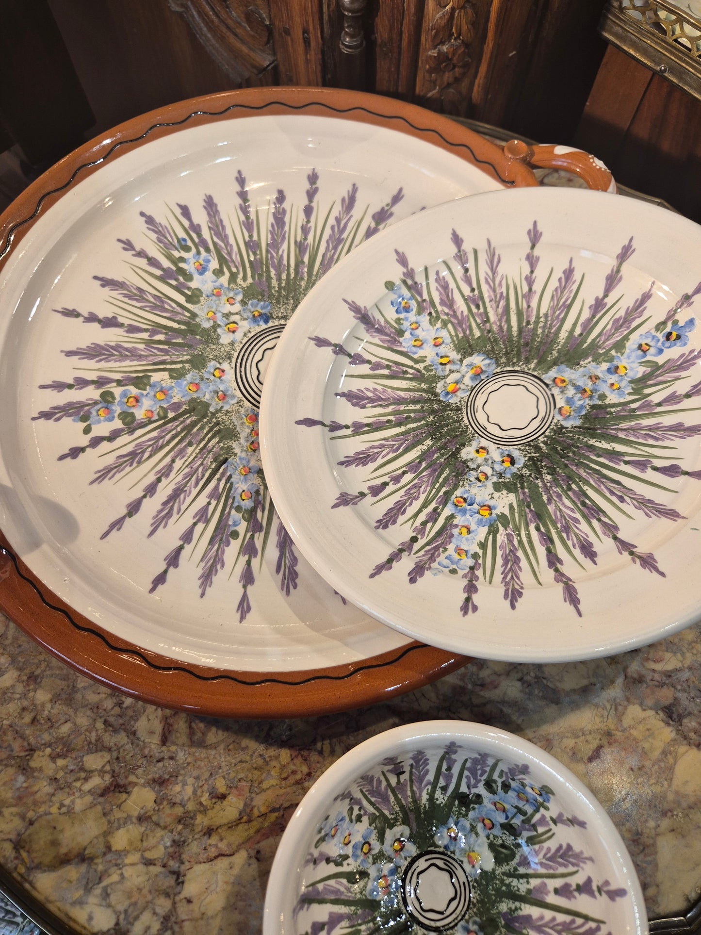 Très grand plat LAVANDA