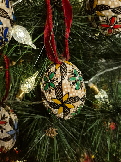 Boules de Noël artisanales ~ coffret ÉTOILES