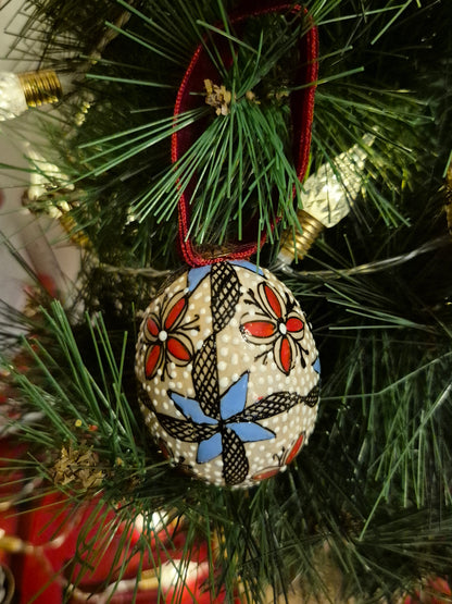 Boules de Noël artisanales ~ coffret ÉTOILES