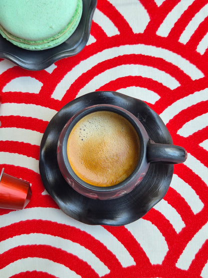 Espresso set LAVA No.1 ~ tasse et sous-tasse