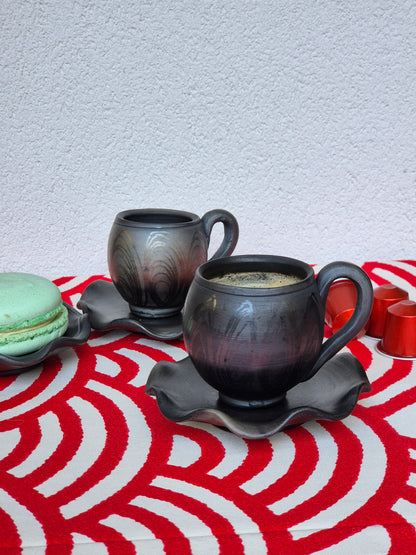 Espresso set LAVA No.1 ~ tasse et sous-tasse