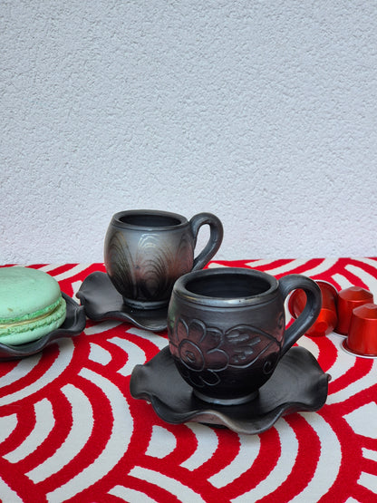 Espresso set LAVA No.2 ~ tasse et sous-tasse