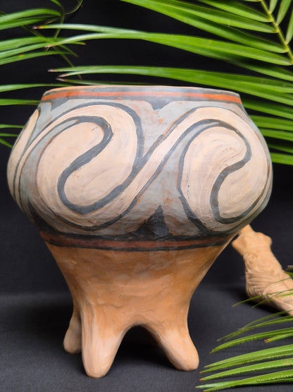 Vase polypode JADIS