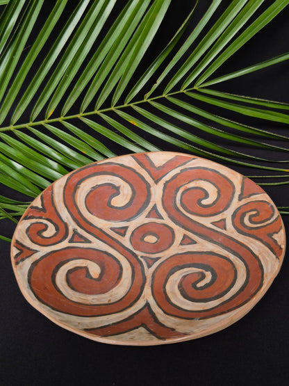 Assiette décorative JADIS ~ Spirales