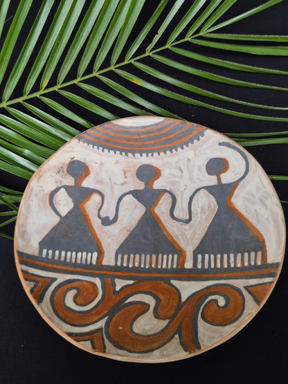 Assiette décorative JADIS ~ Symboles