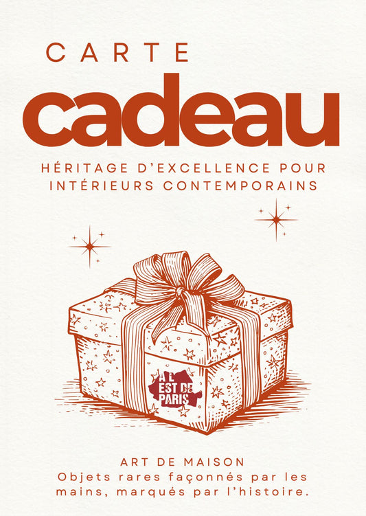 Carte cadeau A L'EST DE PARIS