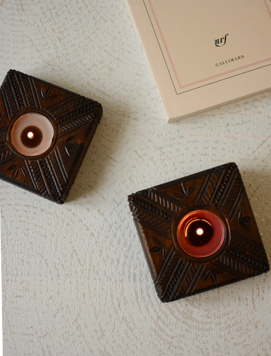 Bougeoir bois LEMNIA No.1