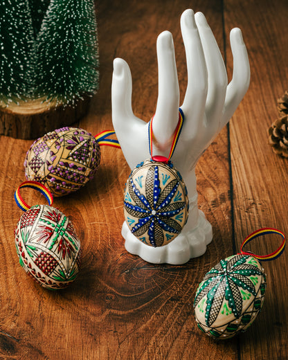 Boules de Noël artisanales