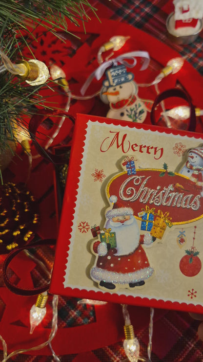 Boules de Noël artisanales ~ coffret RETROUVAILLES