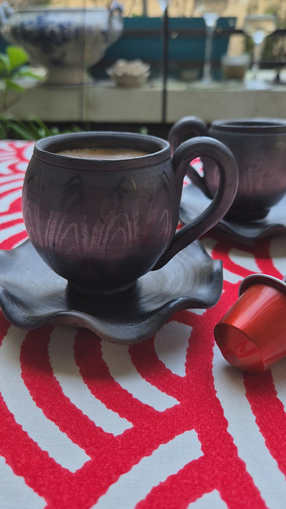 Espresso set LAVA No.1 ~ tasse et sous-tasse